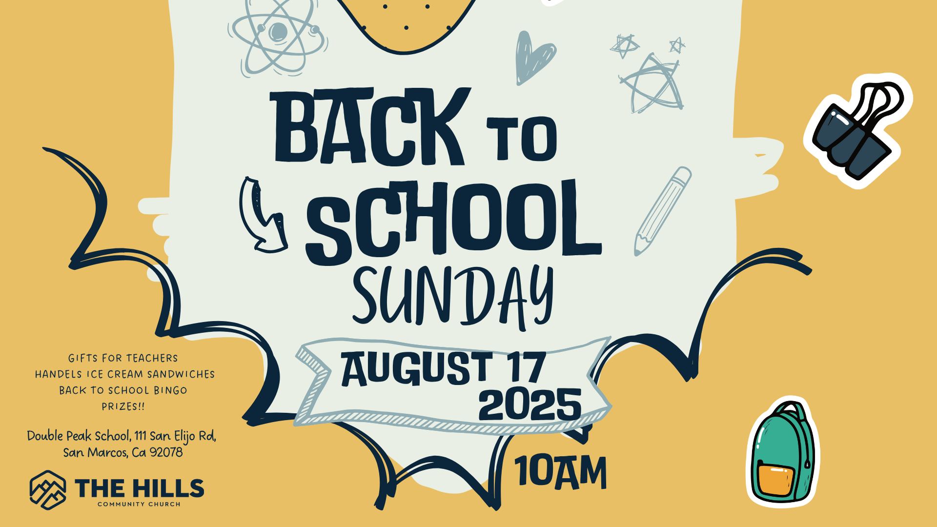 Back-to-School Sunday