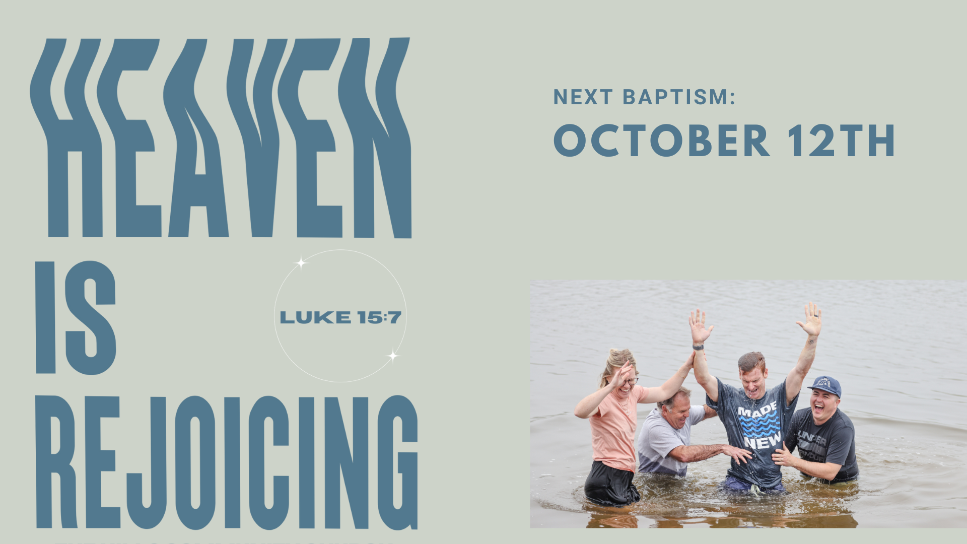 Baptism Sunday