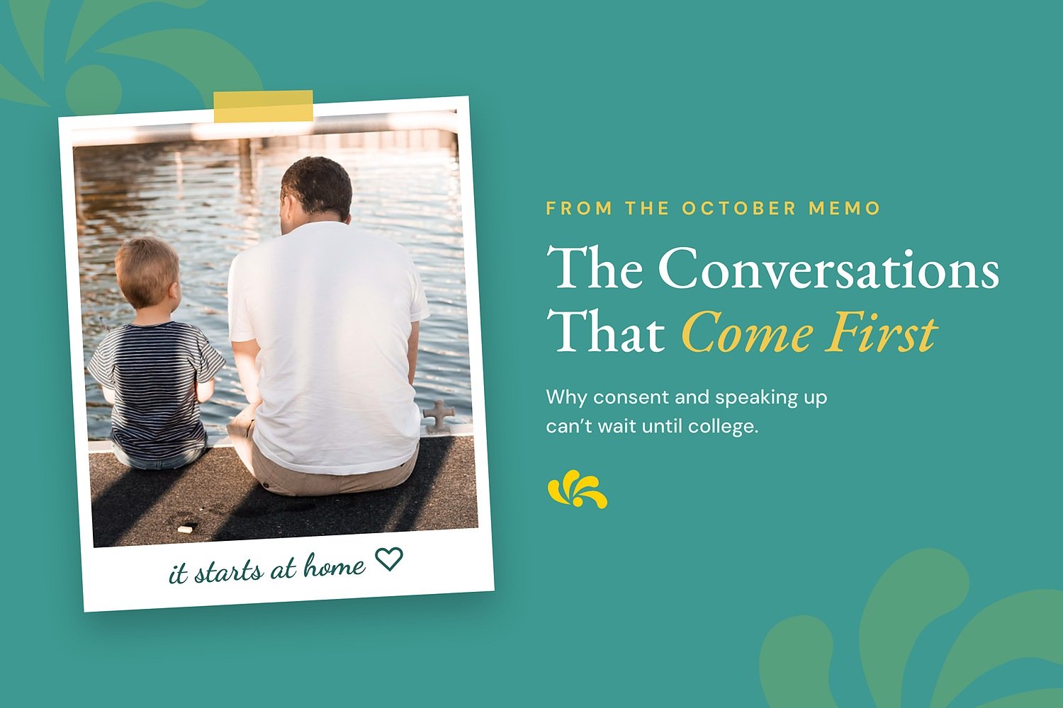 The Conversations That Come First