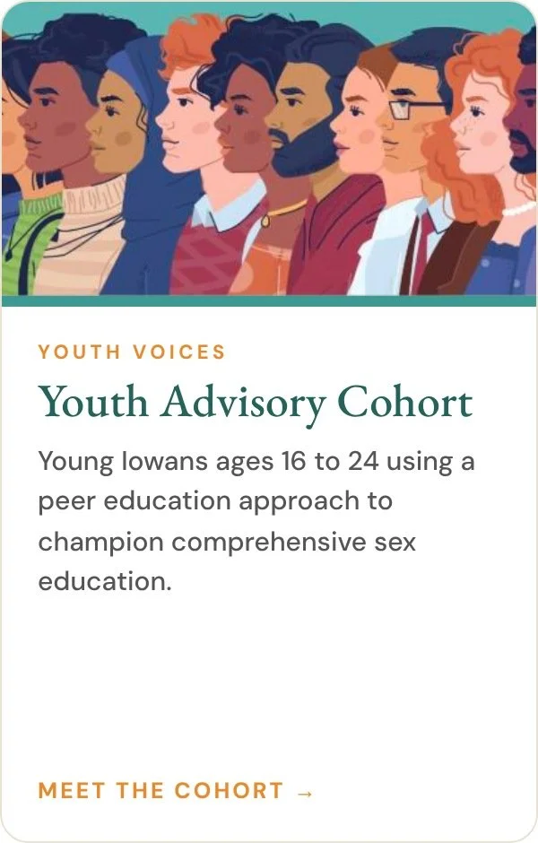 Youth Advisory Cohort of young Iowans ages 16 to 24