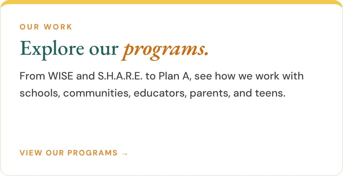 Explore EyesOpenIowa programs for schools, educators, parents, and teens.