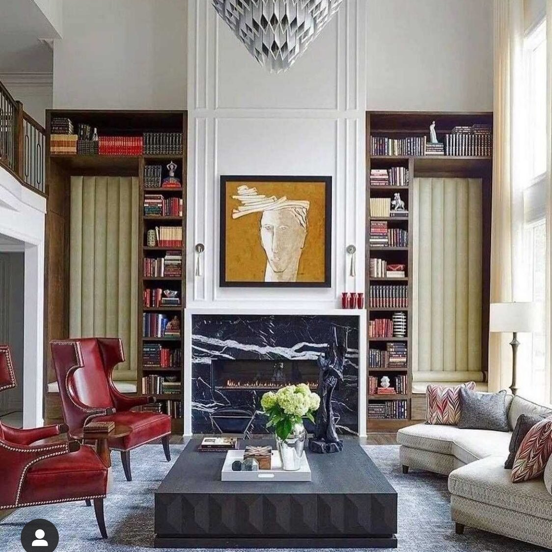 Reposting this fabulous living room by @coreydamenjenkins #newyorkdesigner #livingroom