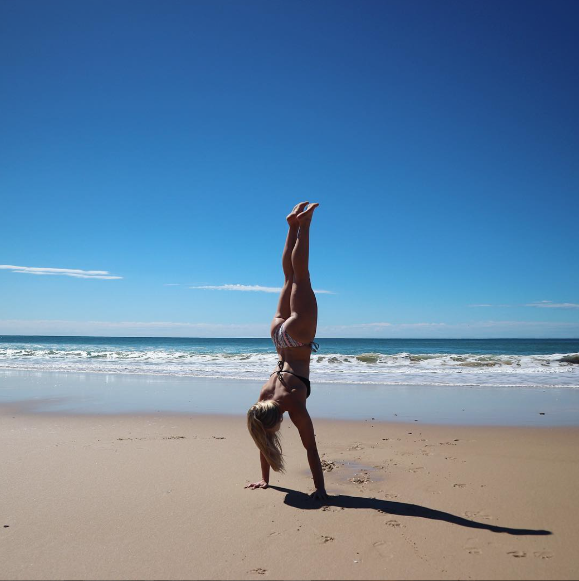 Handstands at Rainbow Beach - Australia