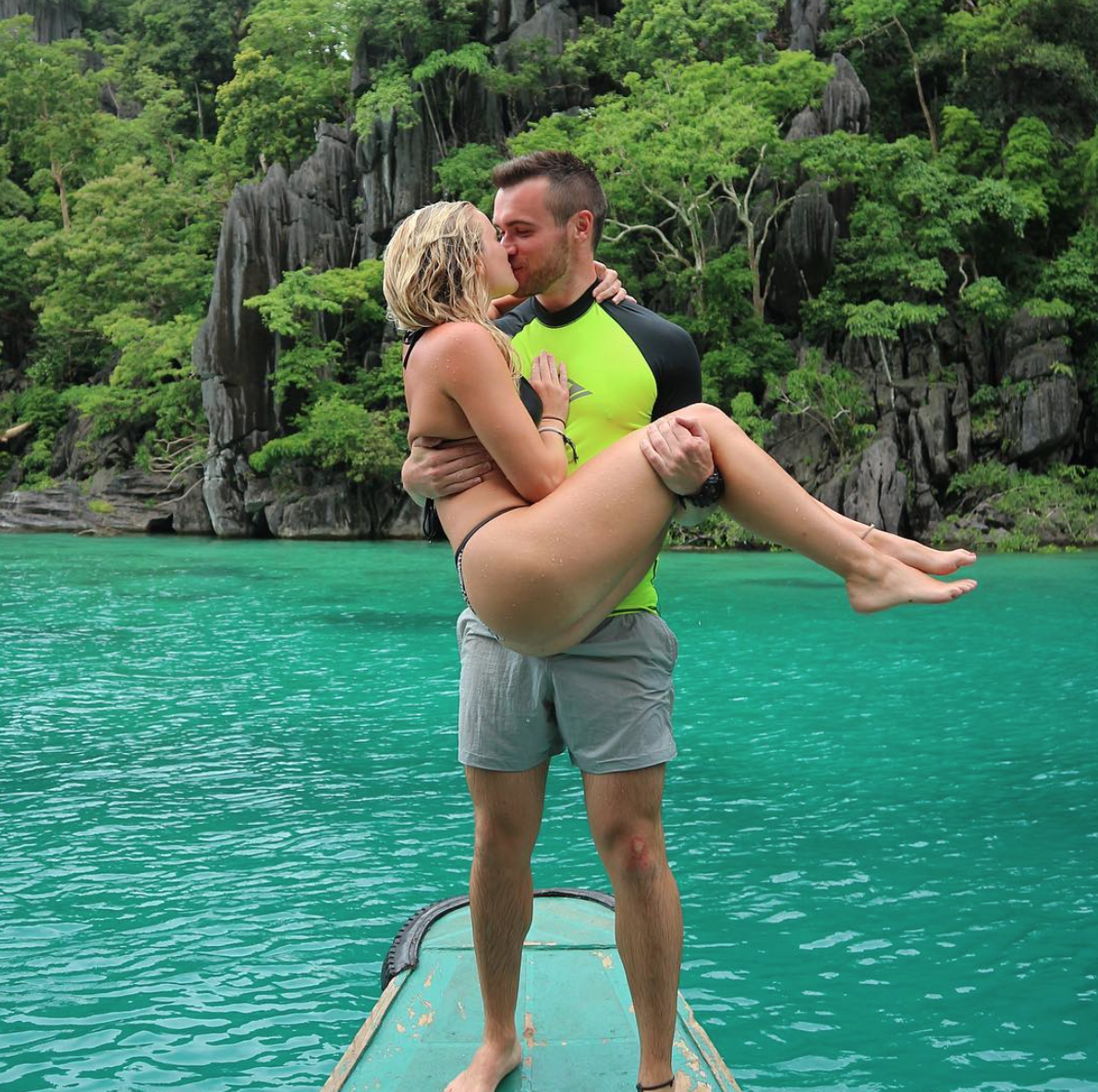 Being a damsel in distress in one of my favourite places - Coron, Philippines
