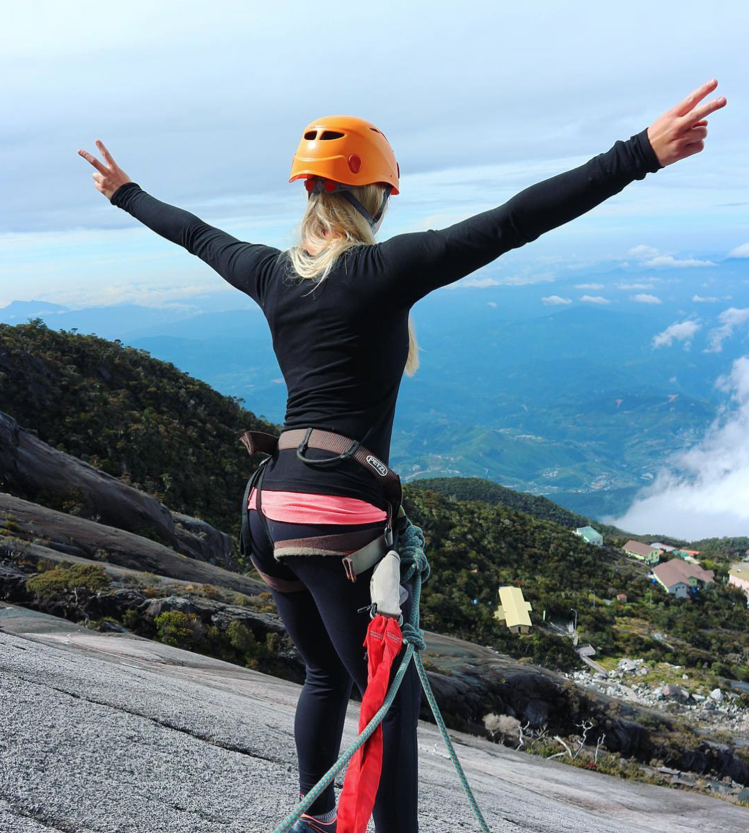 Hanging off Mt. Kinabalu - Malaysia