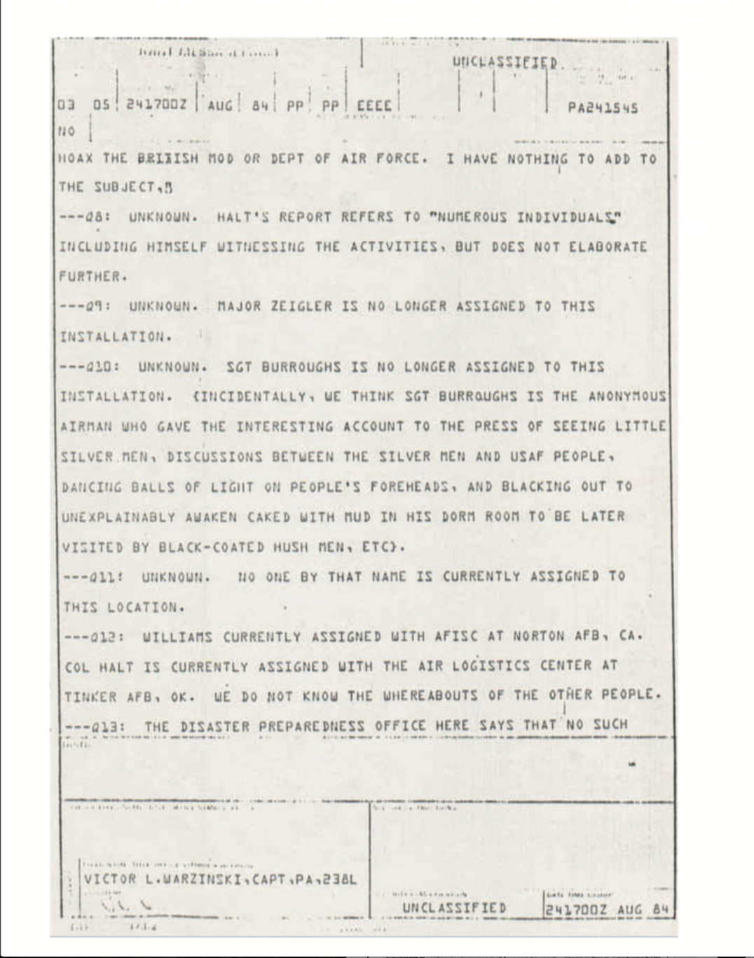 USAF Document