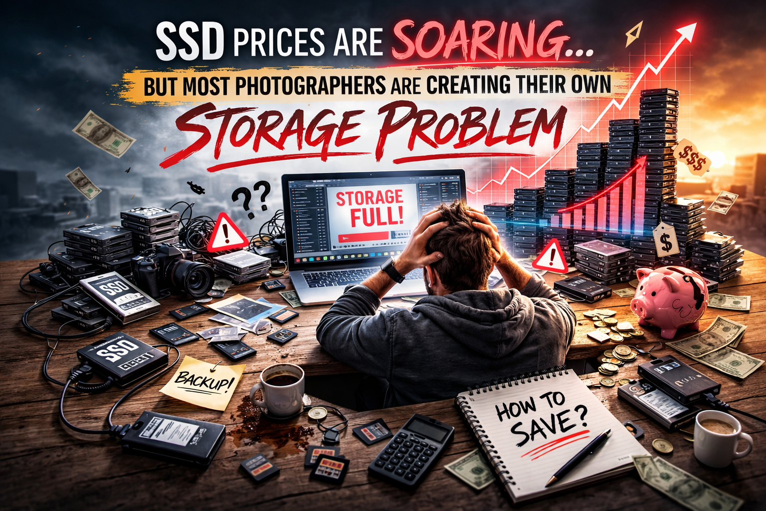 SSD Prices Are Soaring… But Most Photographers Are Creating Their Own Storage Problem