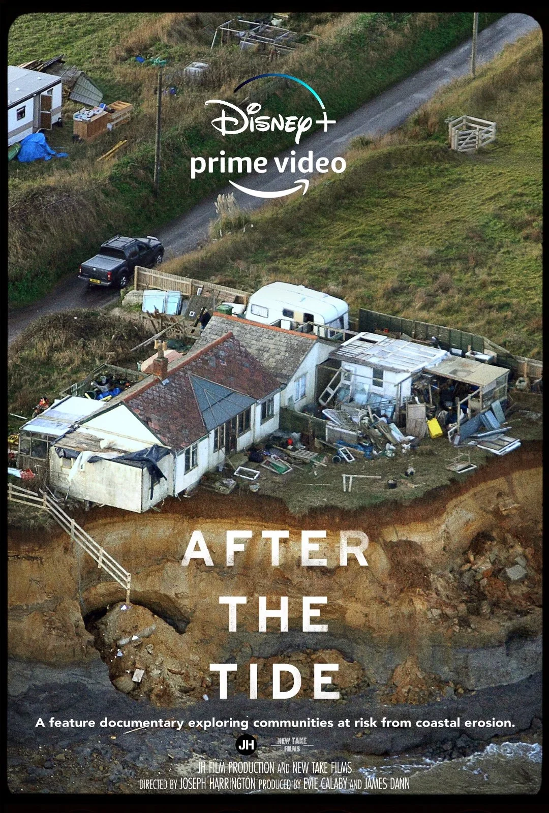 Coastal erosion feature documentary poster about Happisburgh in Norfolk