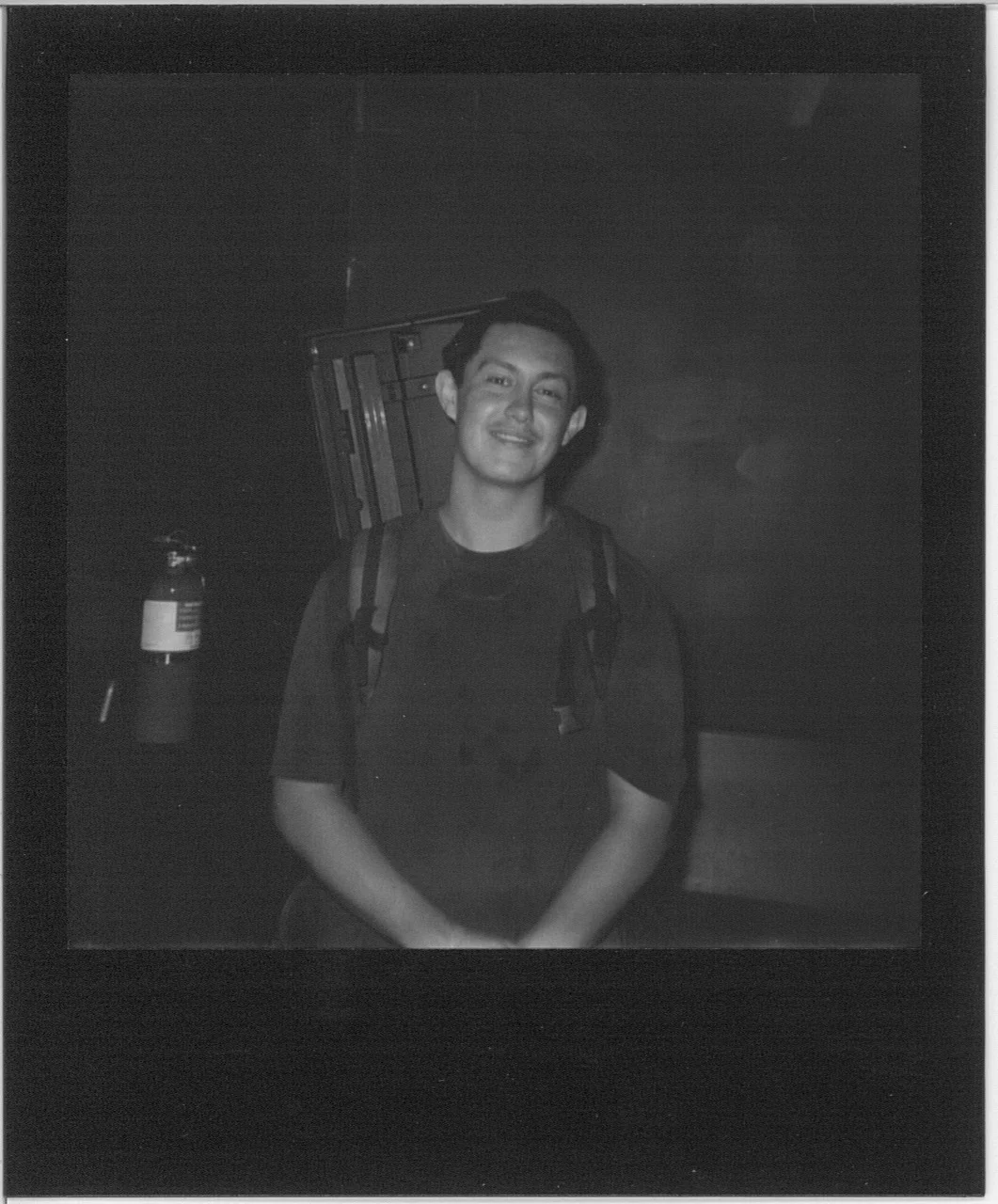 Hobo Johnson, polaroid by Adam Murphy @ nonecktie.tumblr.com