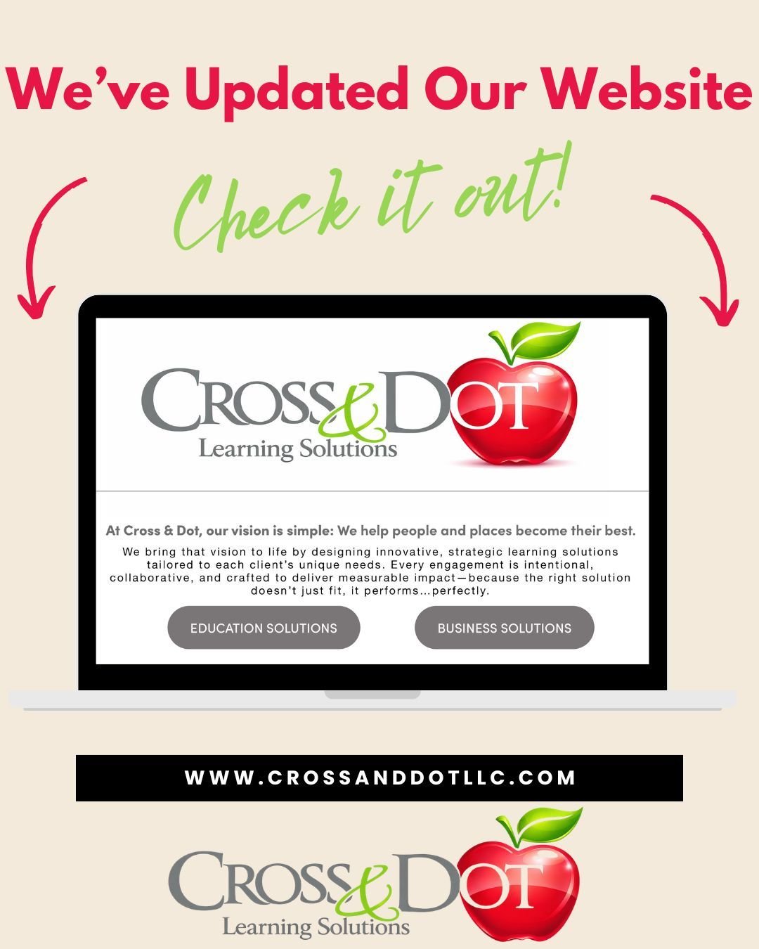 We&rsquo;re excited to officially launch the newly redesigned Cross &amp; Dot website! Our updated site features enhanced education services to better equip and support our community, along with a brand-new business services page tailored to help org