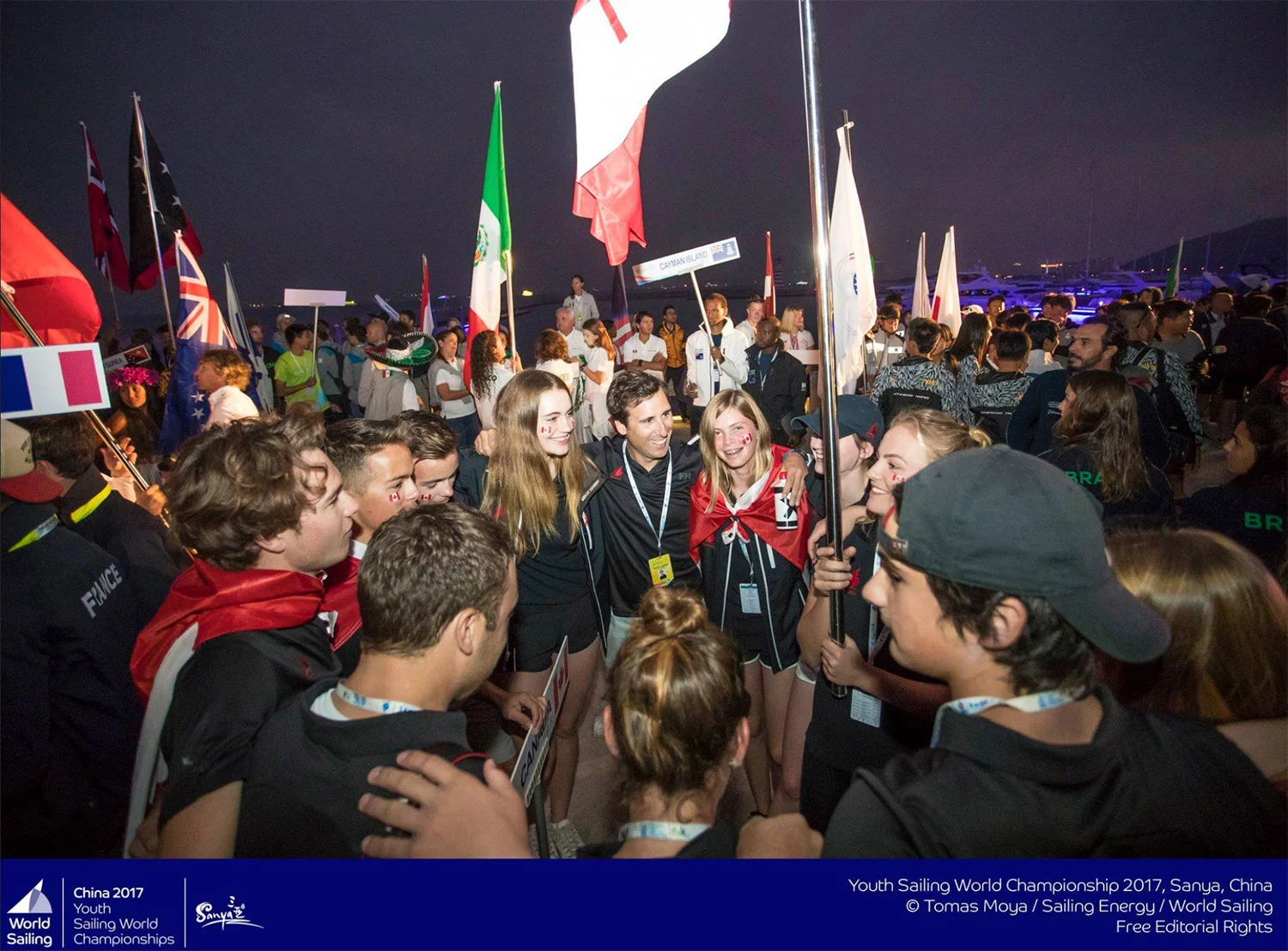 Opening Ceremonies at ISAF Youth Worlds in Sanya, China (December 2017)