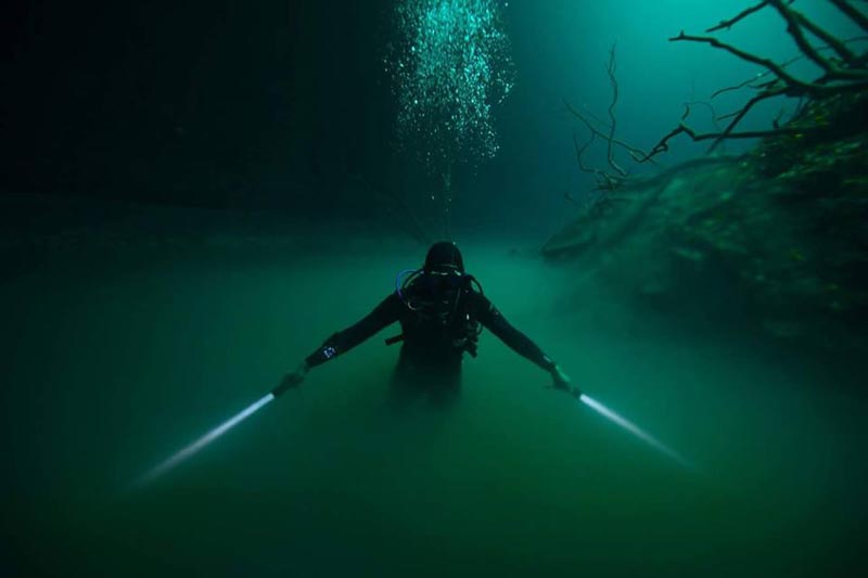 Underwater photoshoot