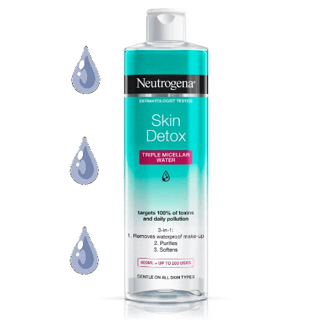 [REVIEW] Neutrogena Skin Detox Triple Micellar Water (Before and After)