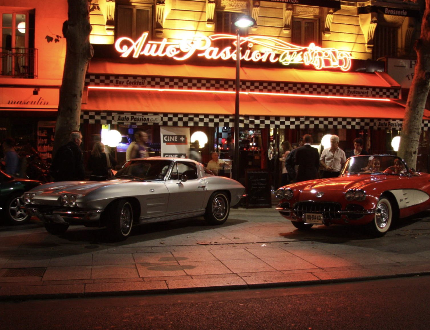 Auto Passion Café display of cars