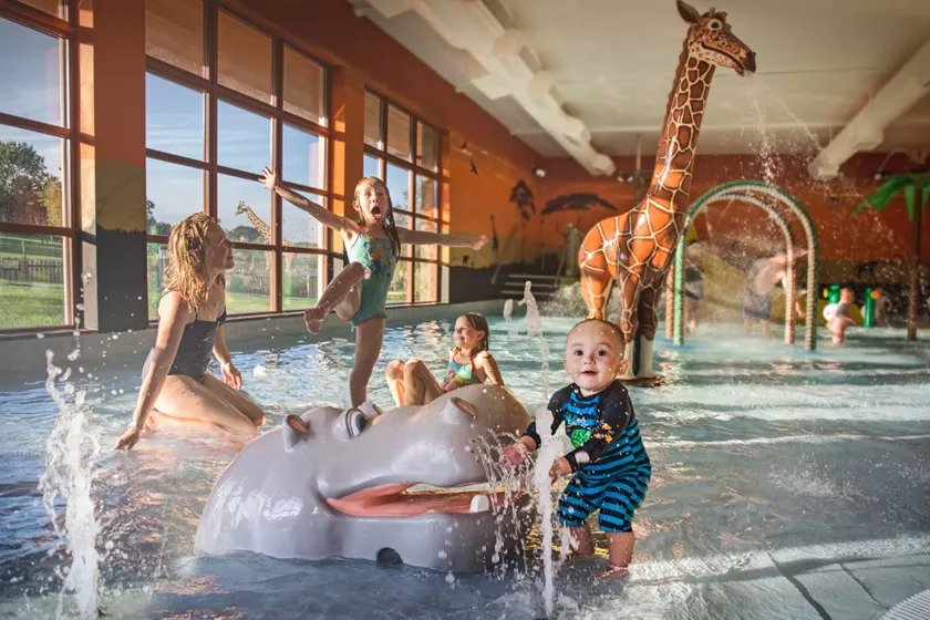 Chessington Safari and Azteca Hotel pool.jpg