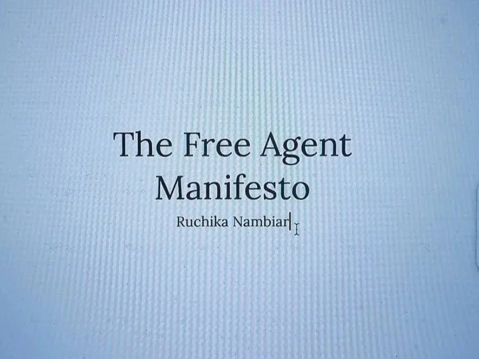 The Free Agent Manifesto (2025)