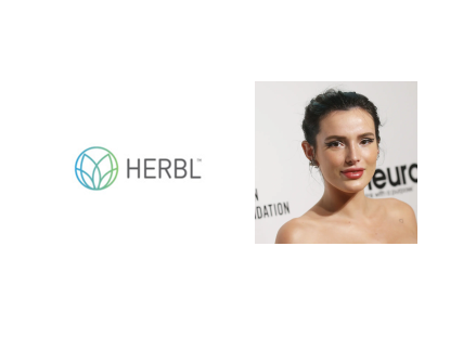 HERBL Signs Exclusive Distribution Partnership With Bella Thorne's Cannabis Lifestyle Brand, Forbidden Flowers