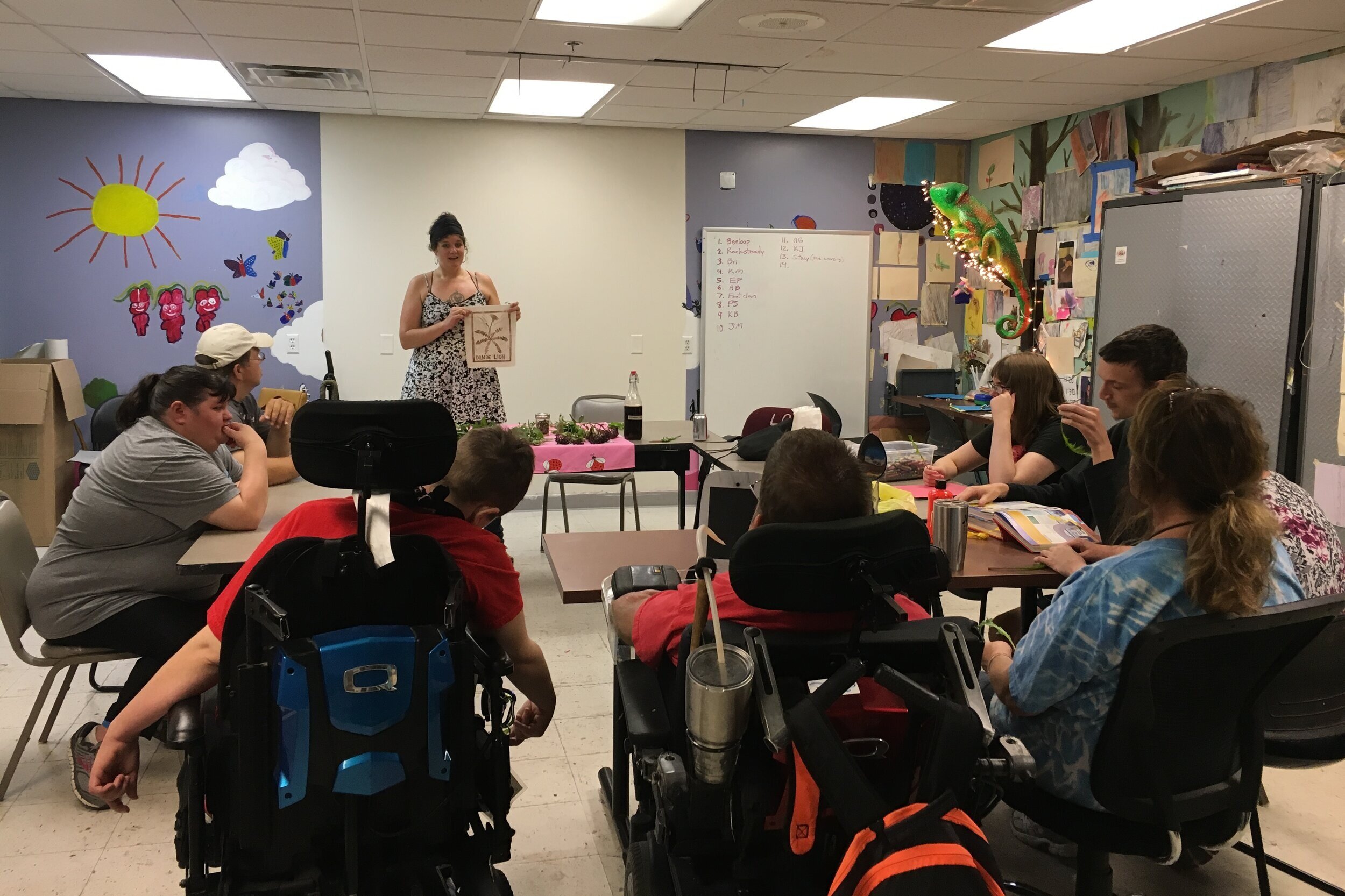  Class about plants with a LYS partner and local herbalist Arise Botanicals 