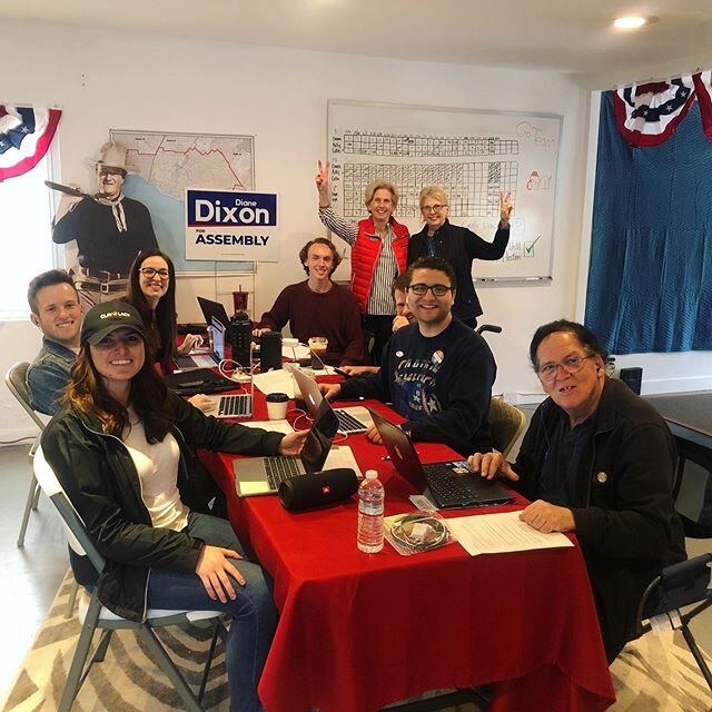 Busy phone bank today! Election Day is this Tuesday, March 3rd. Mark your ballots and turn them in for Diane Dixon on or before this Tuesday!
