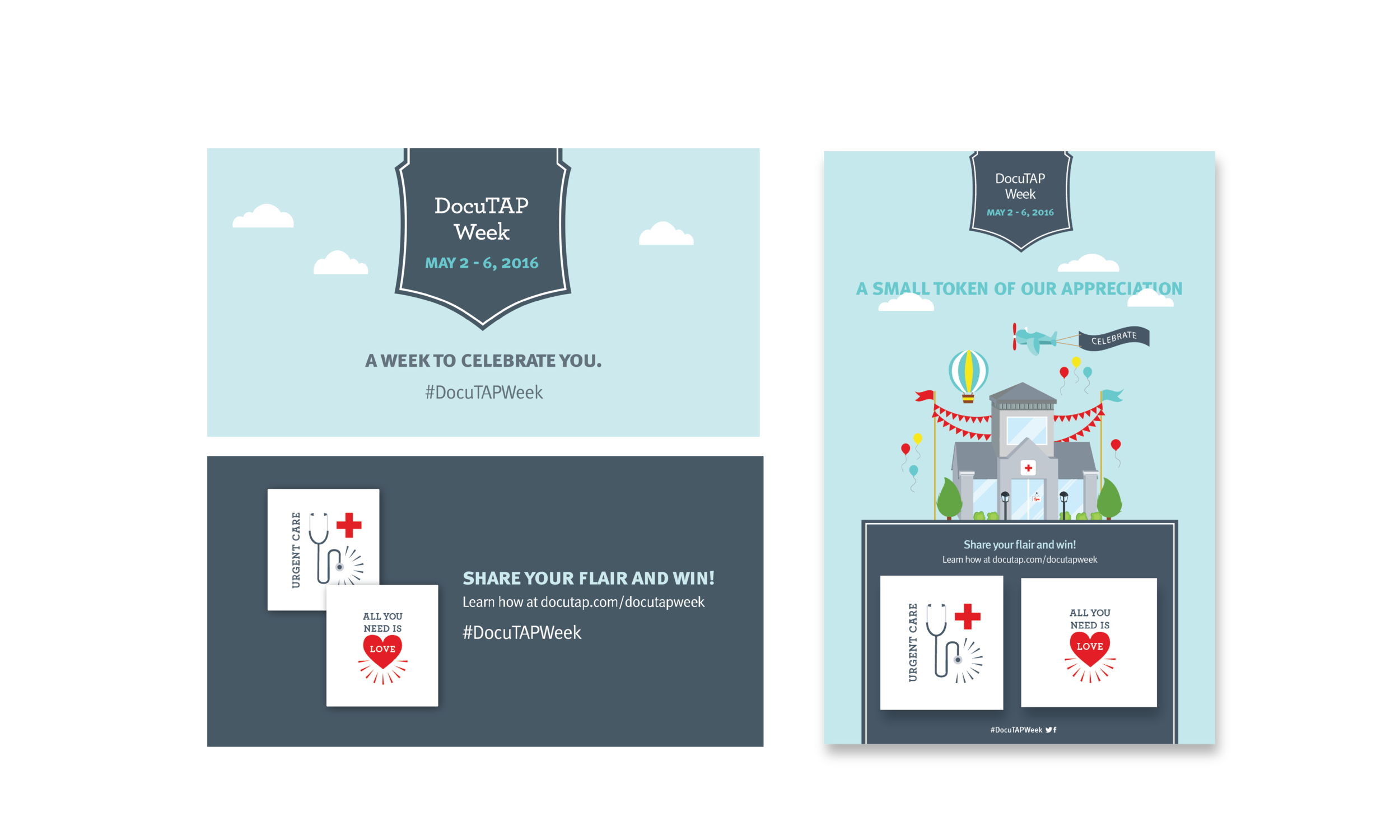 SOCIAL MEDIA IMAGERY + PUSH-PIN BUTTON PACK