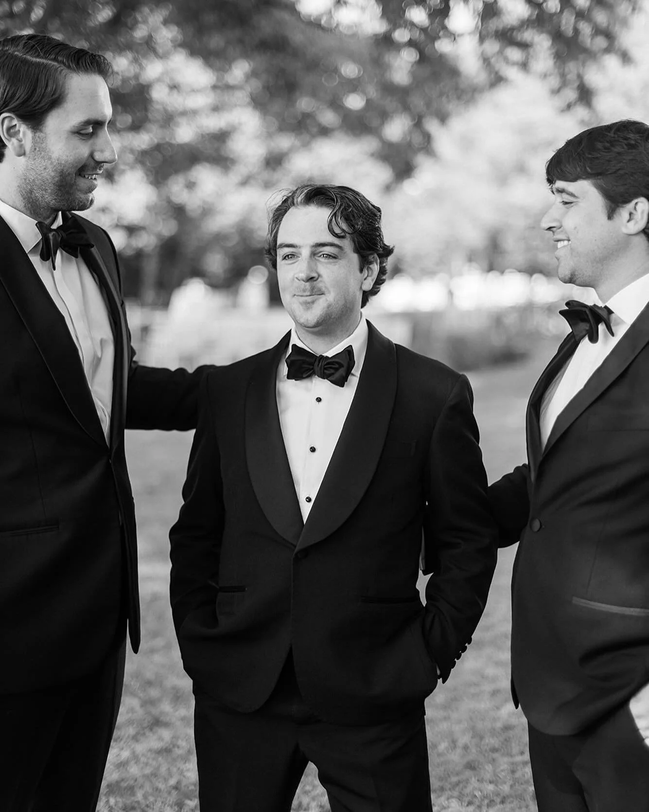 Always team bow tie 🖤

Planning &amp; Design | @pinkbowtienyc
Venue | @wainwrighthouseinc
Photo | @laurenlarsenstudio @pairwedco
Video | @mckenziemfilms
Photo Booth | @studiozphotobooths
Floral | @fleursnyc
Catering | @bartlebyandsage
Specialty Food