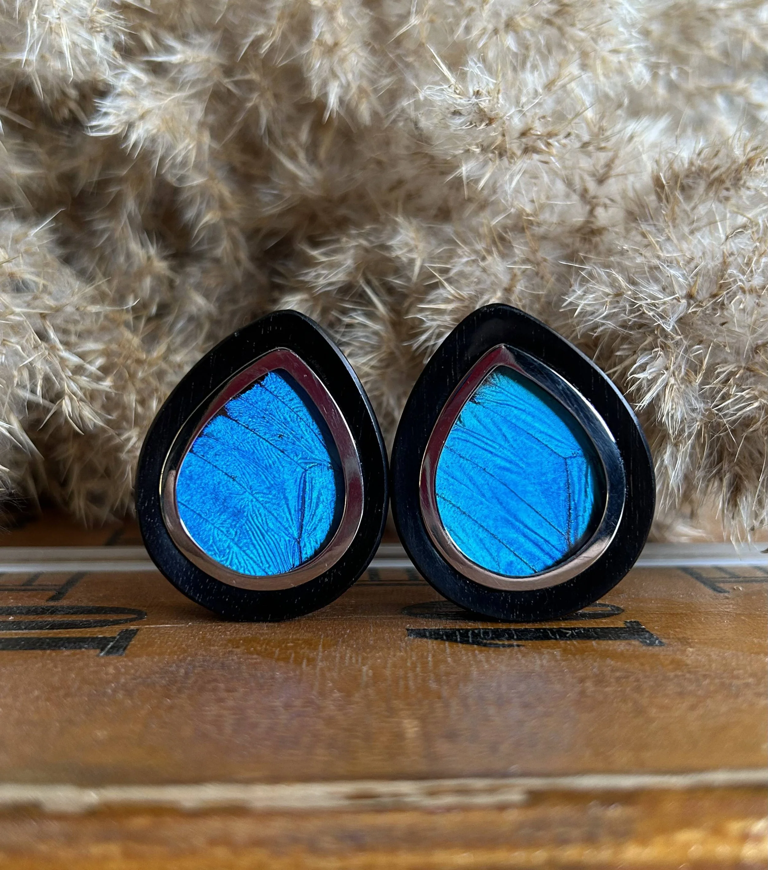 Morpho Butterfly Teardrops