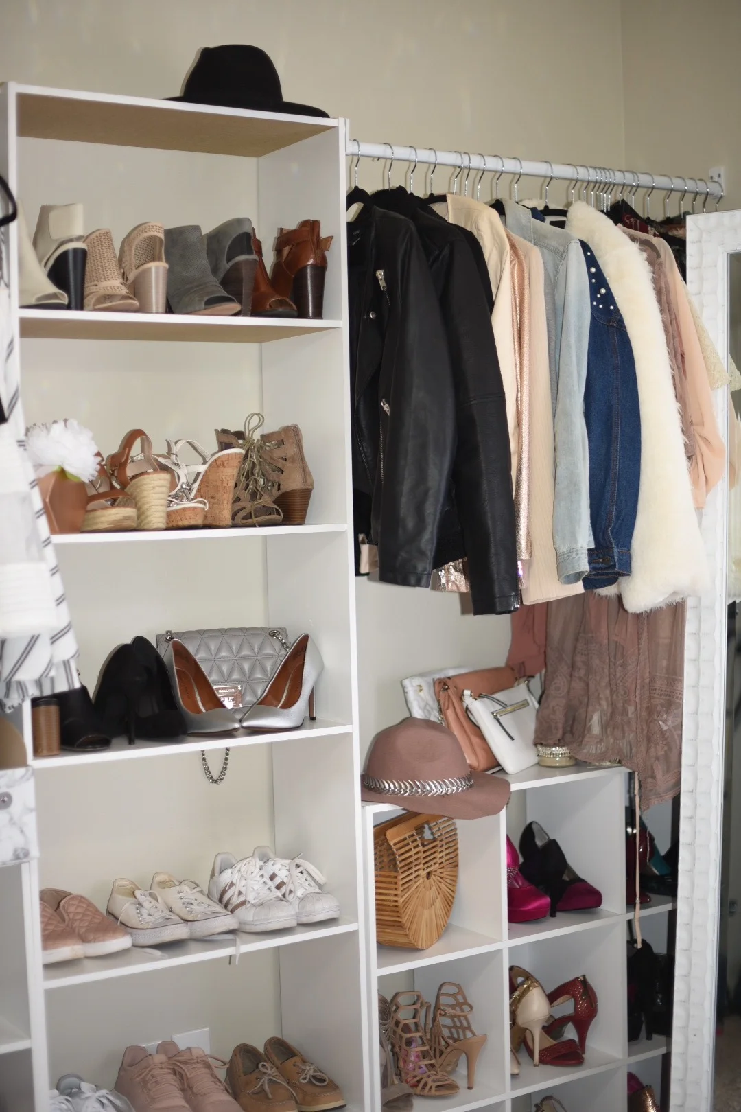 mainstays shoe organizer on Details Of How I Turned A Bedroom Into My Dream Closet Matter Of Style Blog