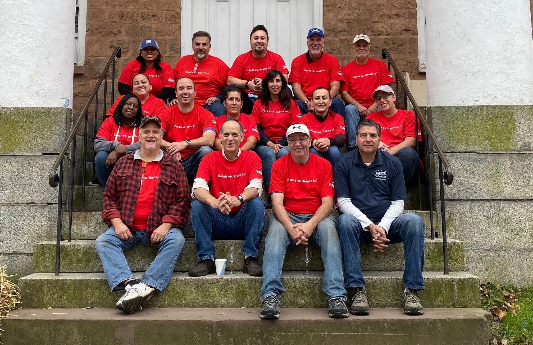 Beautification of Main Village Site Made Possible by Lowe’s Home Improvement