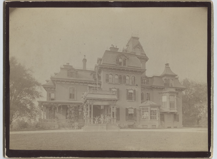 The Anson Phelps Stokes house in New Brighton, ca. 1880.