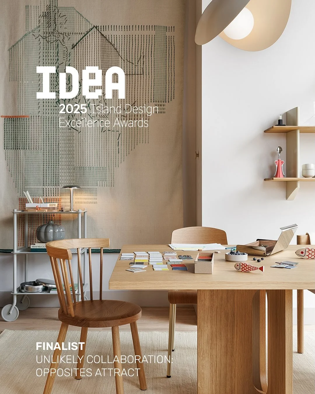 We are honoured to be a finalist in the Unlikely Collaboration category for the Island Design Excellence Awards. It's truly humbling to be recognized alongside such a talented group of finalists, and inspiring to witness what a vibrant design communi