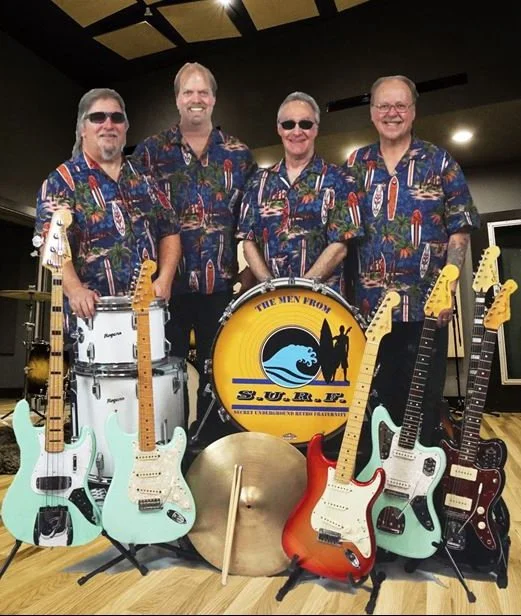Men from SURF... live on the lawn for Summerfest 2025