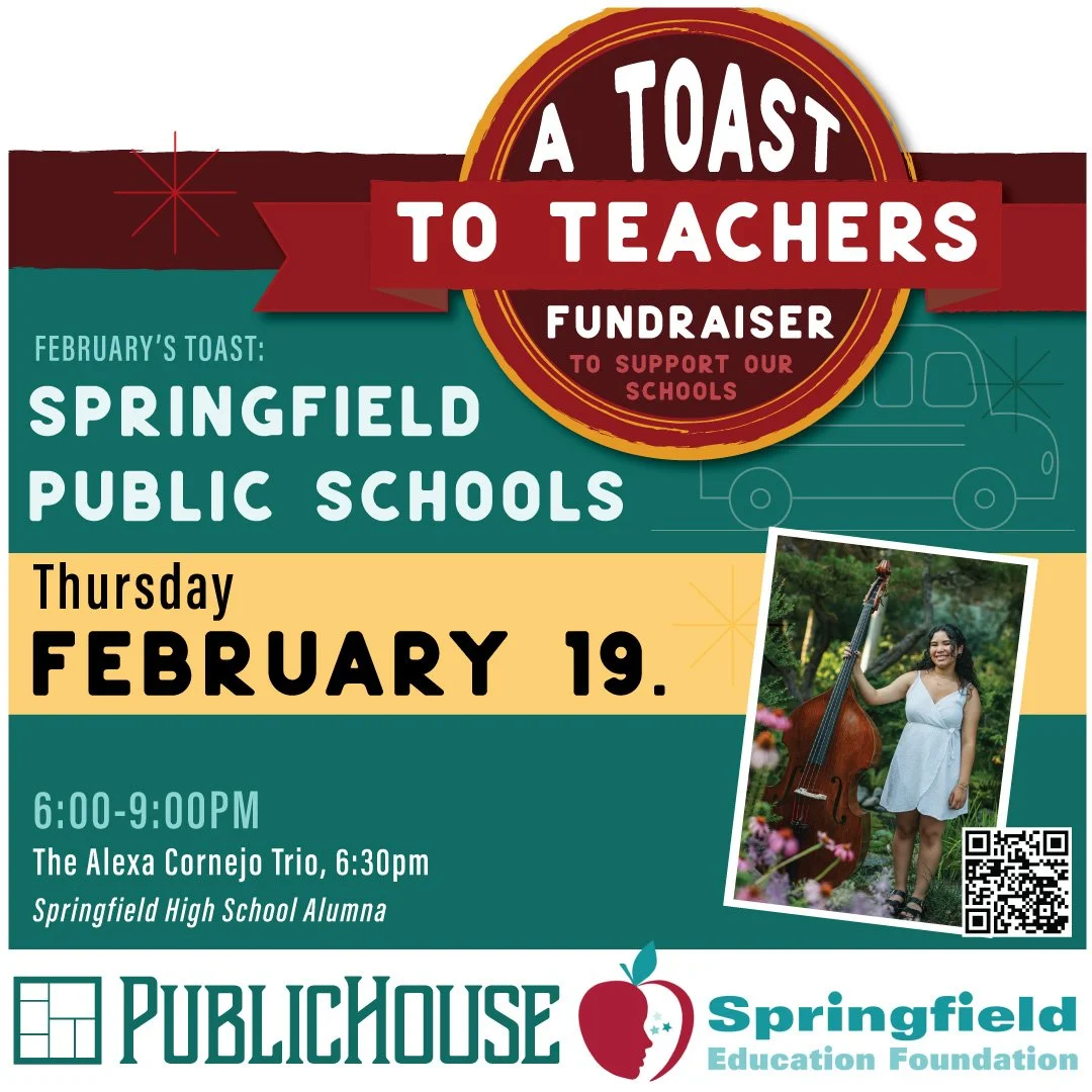 Toast for Teachers Fundraiser to Support Springfield Public Schools