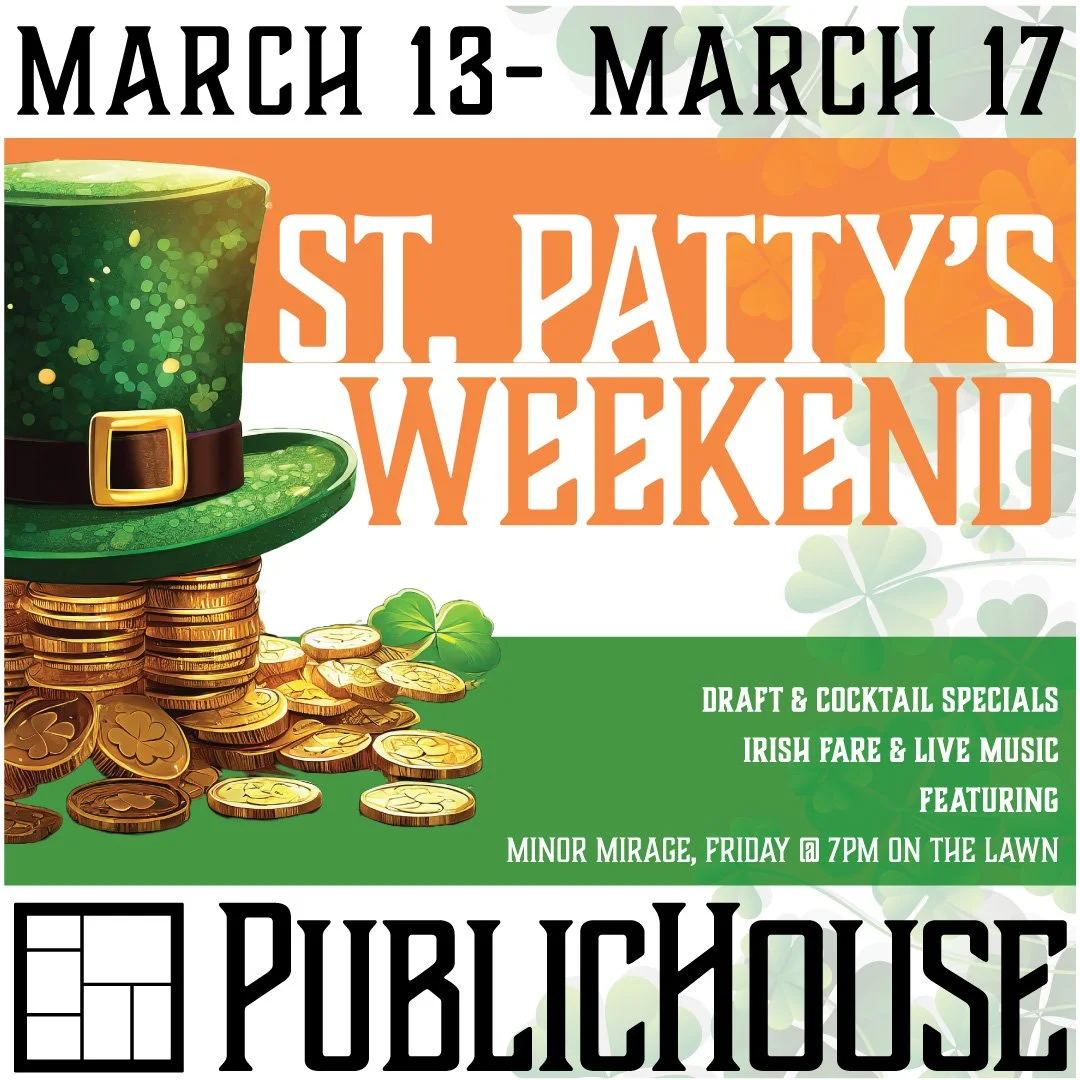 PublicHouse St. Patty's Party: March 13-17, 2026