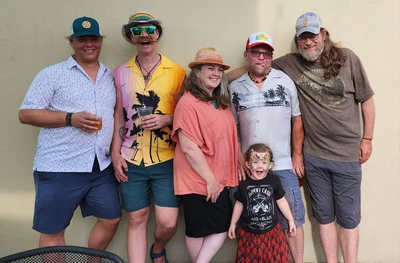 CHERRY HILL live on the lawn in support of Walterville Elementary