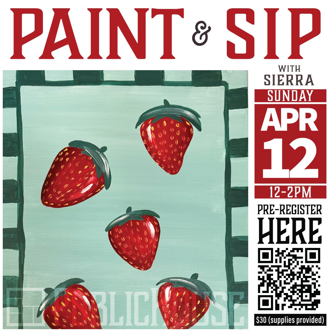 April Paint N' Sip with Sierra