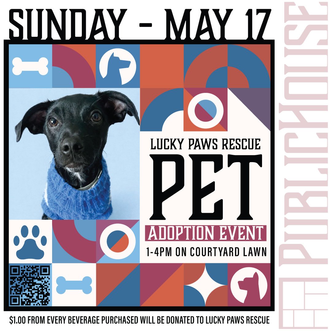 May PET ADOPTION EVENT WITH LUCKY PAWZ RESCUE