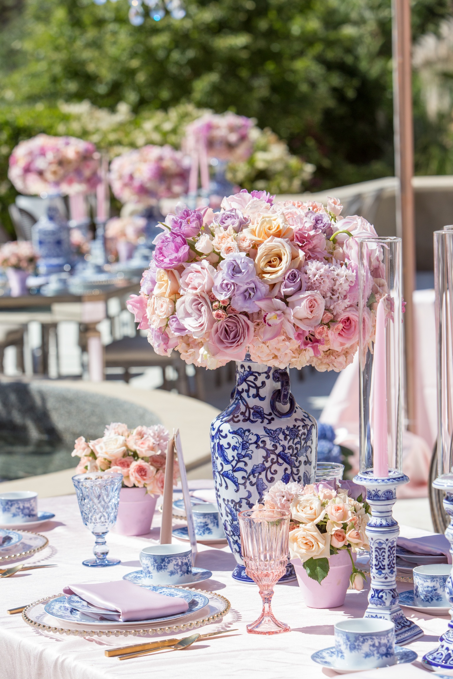 Parisian Porcelain & Blush Garden