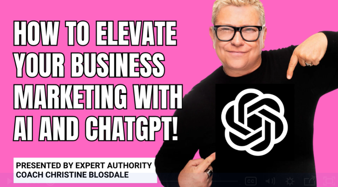 How To Use Chat GPT and AI To Market Your Business