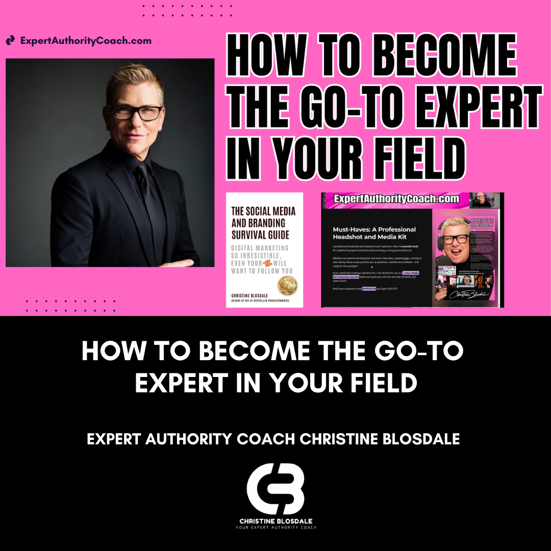 How To Become The Go To Expert