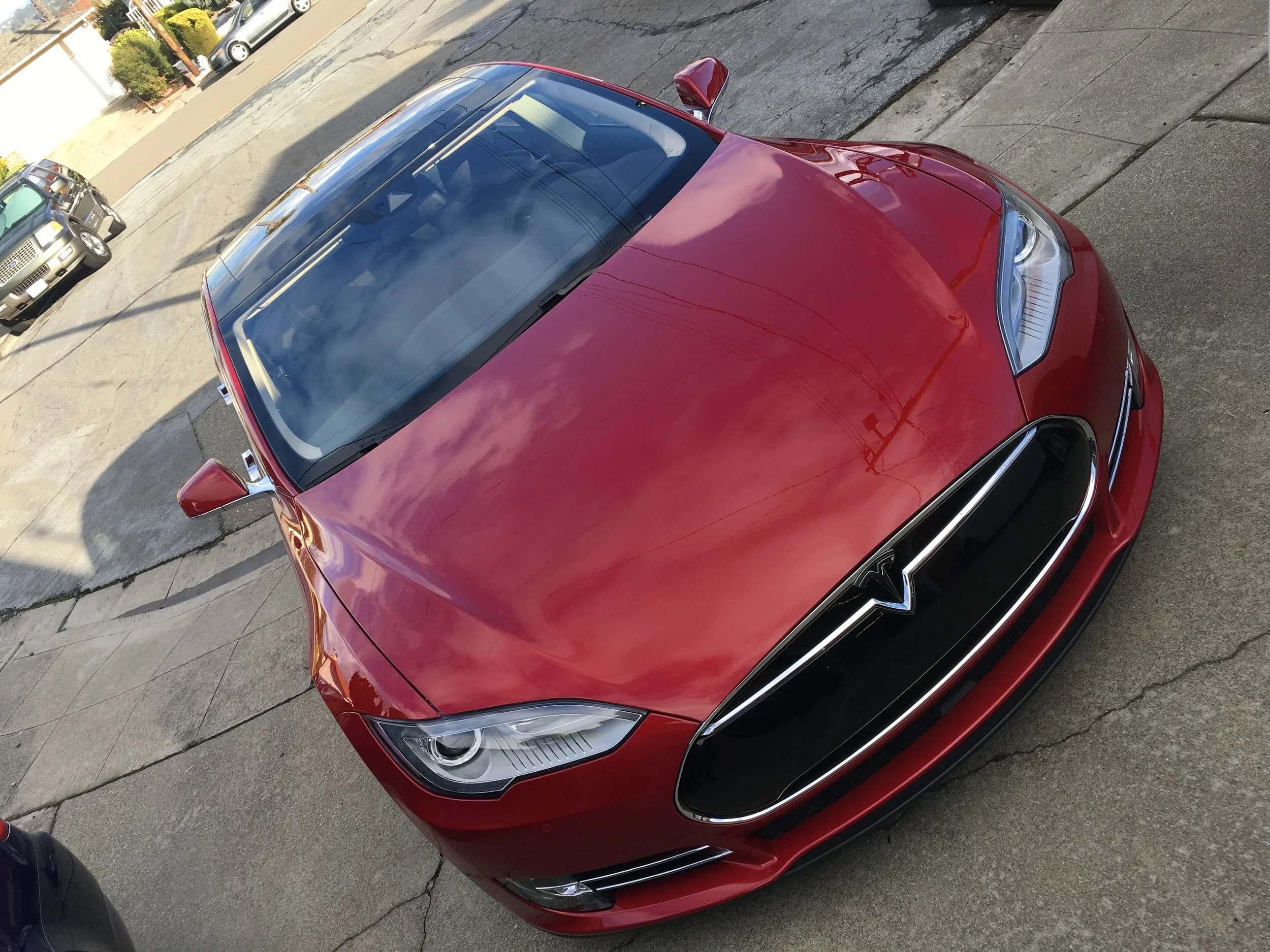 2016 Tesla Model S (Red)