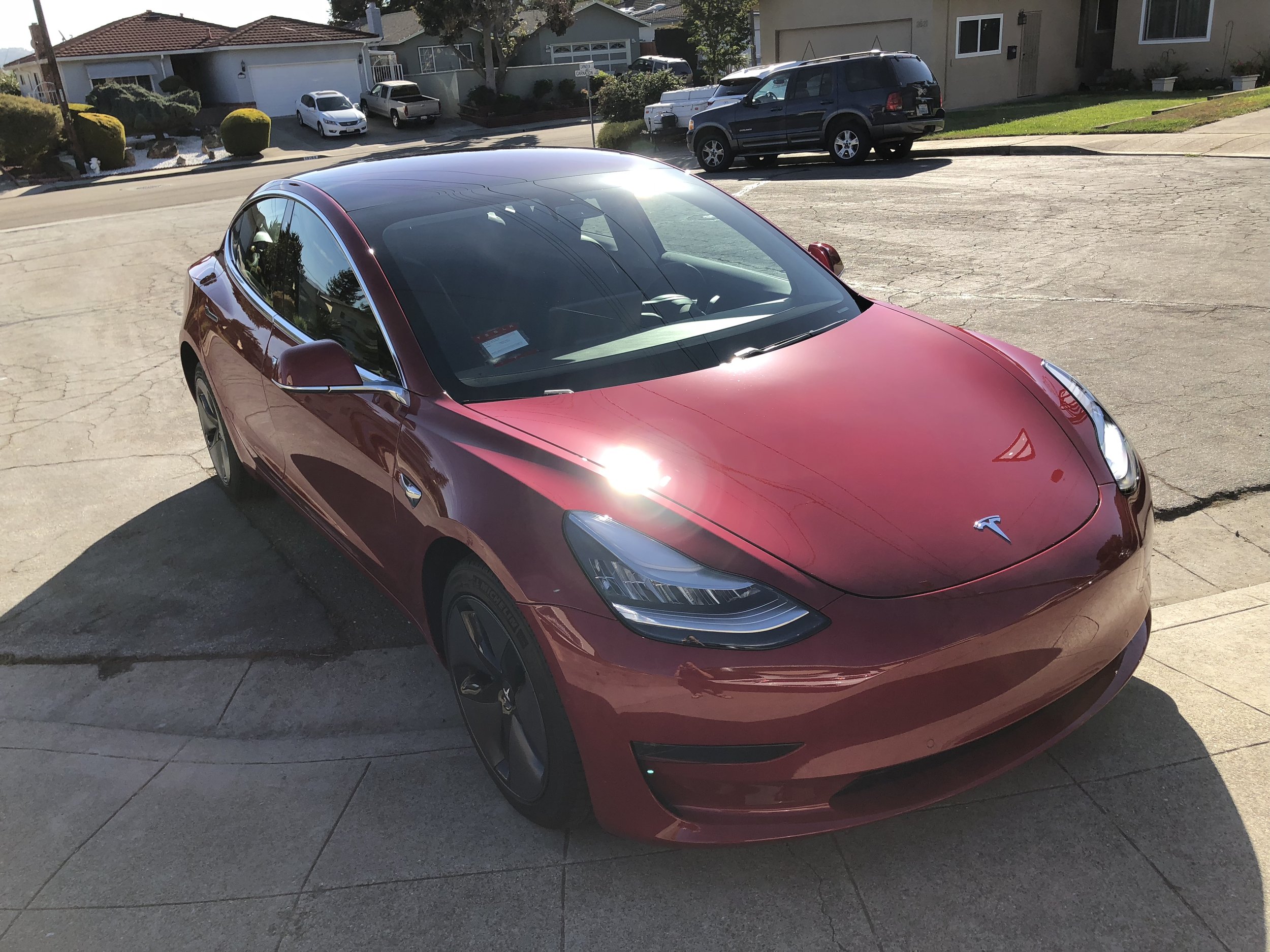 2018 Tesla Model 3 (Red)