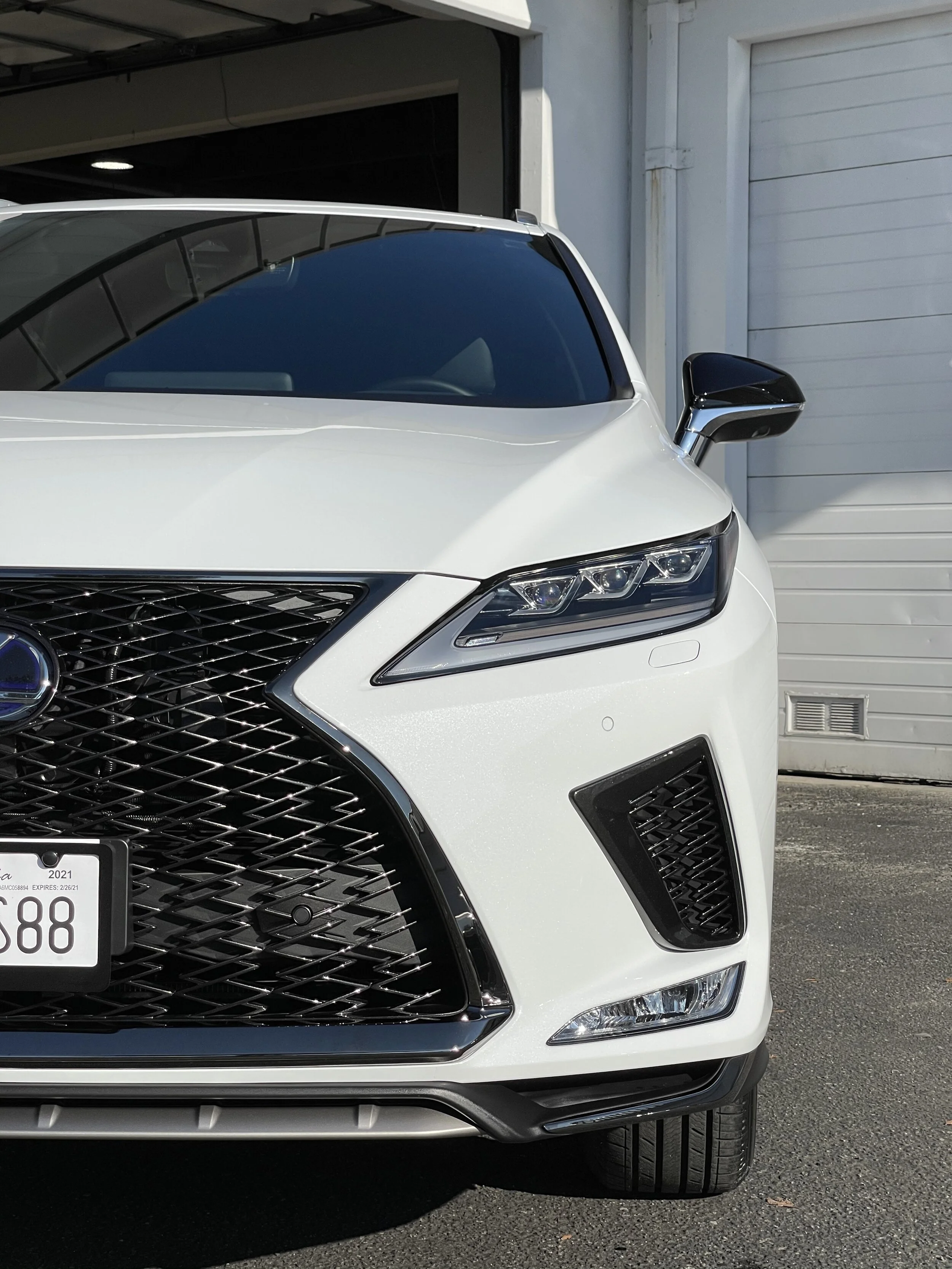 2021 Lexus RX450h Black Line Edition (Ultra White)