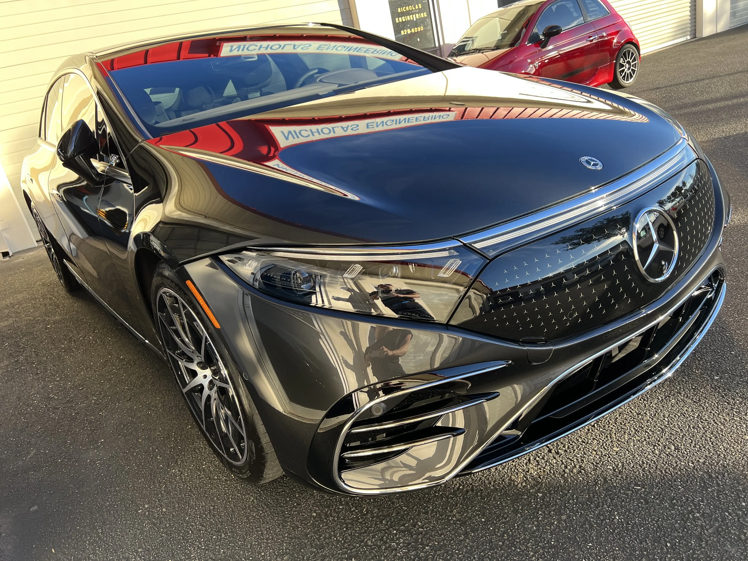 2022 Mercedes EQS580 (Nautical Blue Metallic)