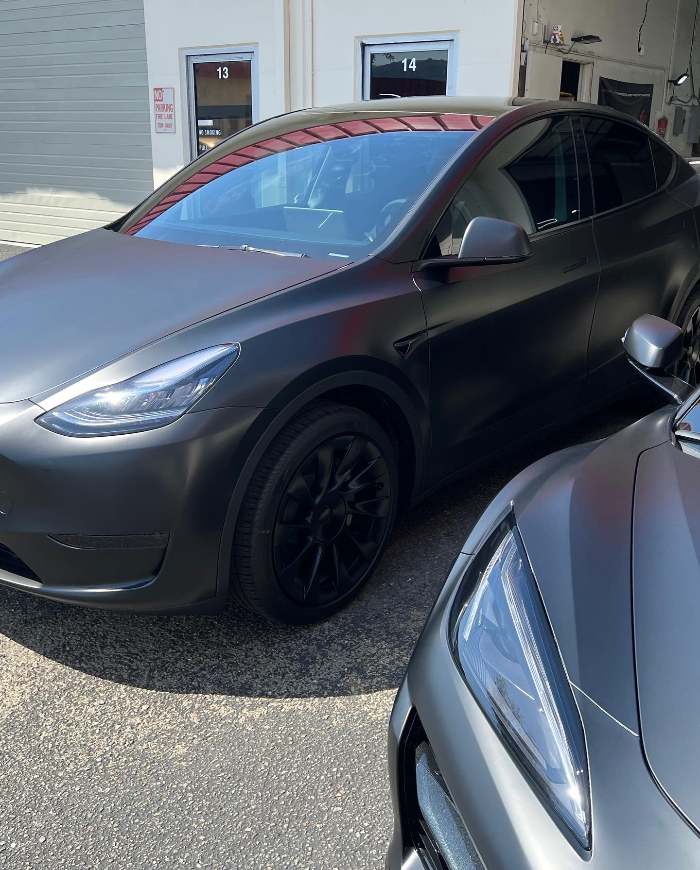 Brand New Tesla Model Y came in for Full Body Satin/Matte Paint