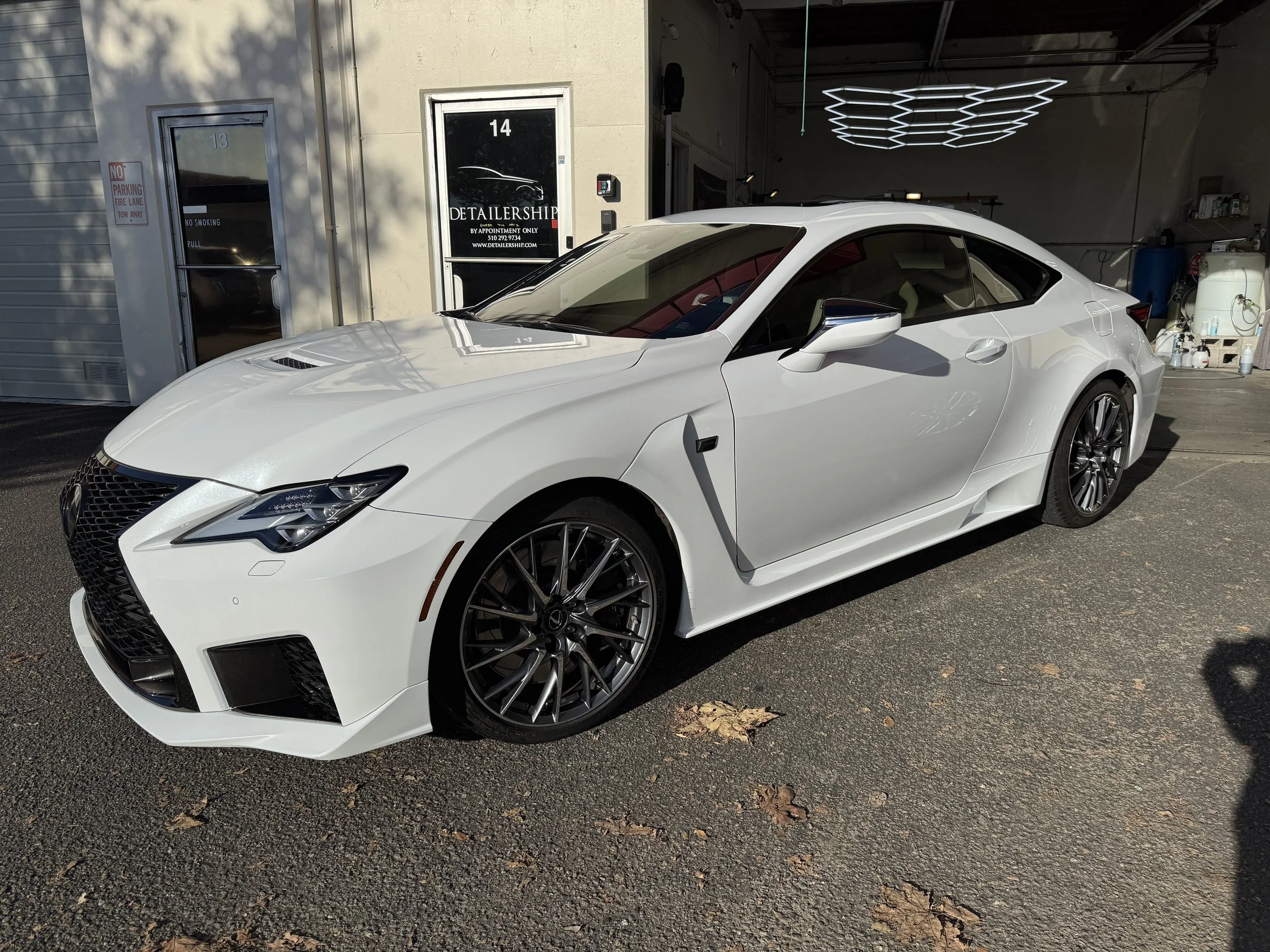 2022 Lexus RCF (Eminent White Pearl)