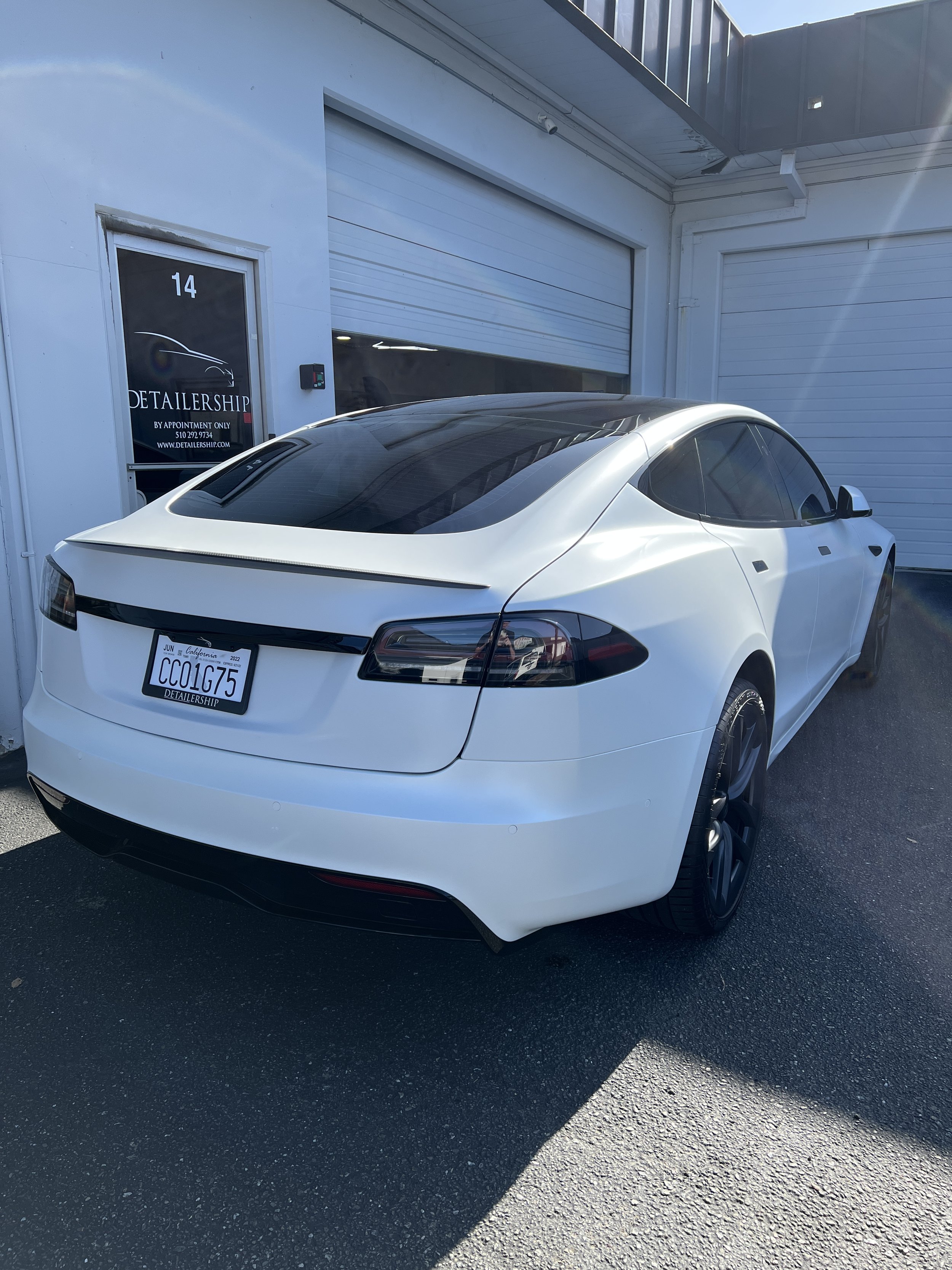 2022 Tesla Model S Plaid (Multicoat White) — Detailership™