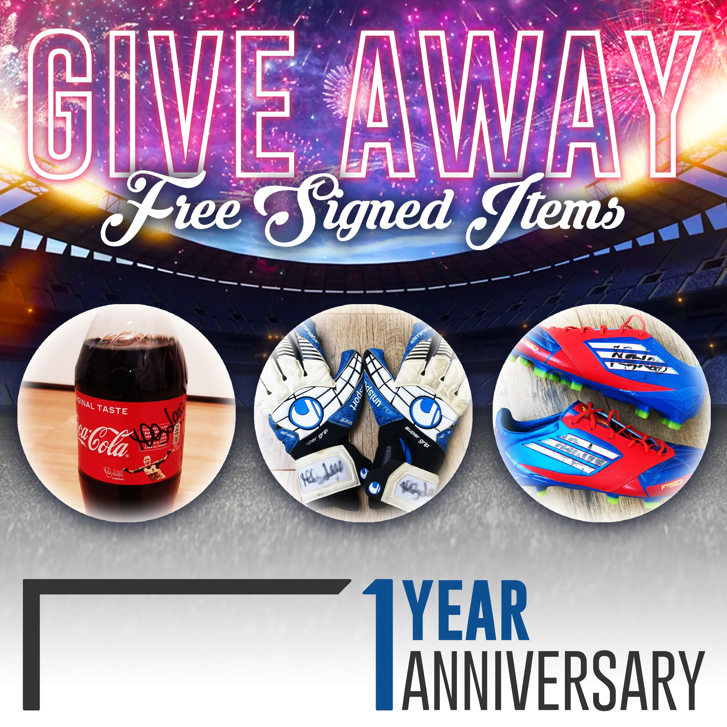 1 Year Anniversary GIVE AWAY