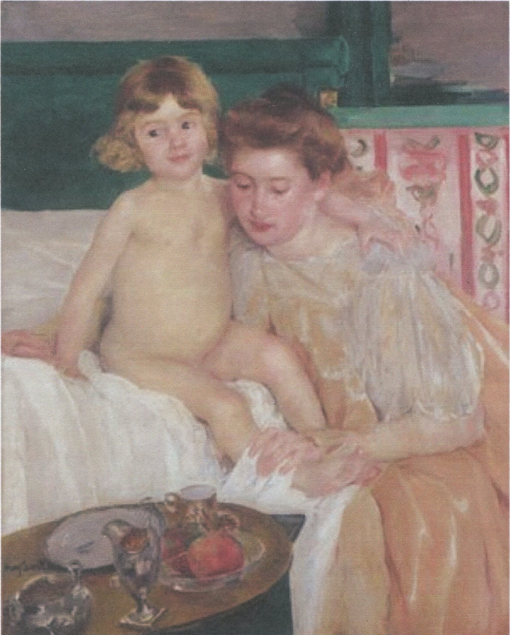 Mary Cassatt, Mother and Child (Baby getting up from his nap).jpg