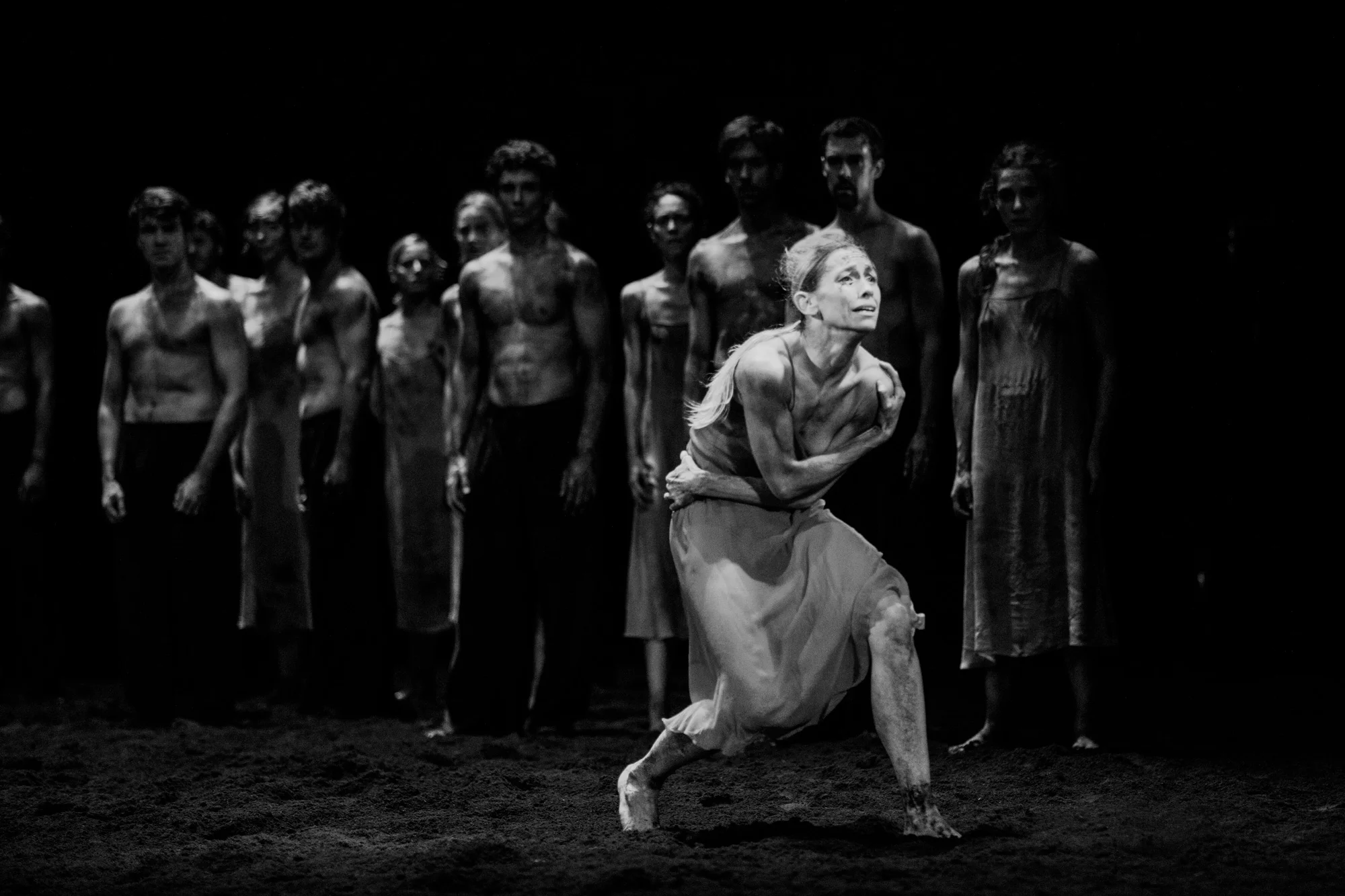Eleonora Abbagnato in "the rite of spring" by Pina Bausch