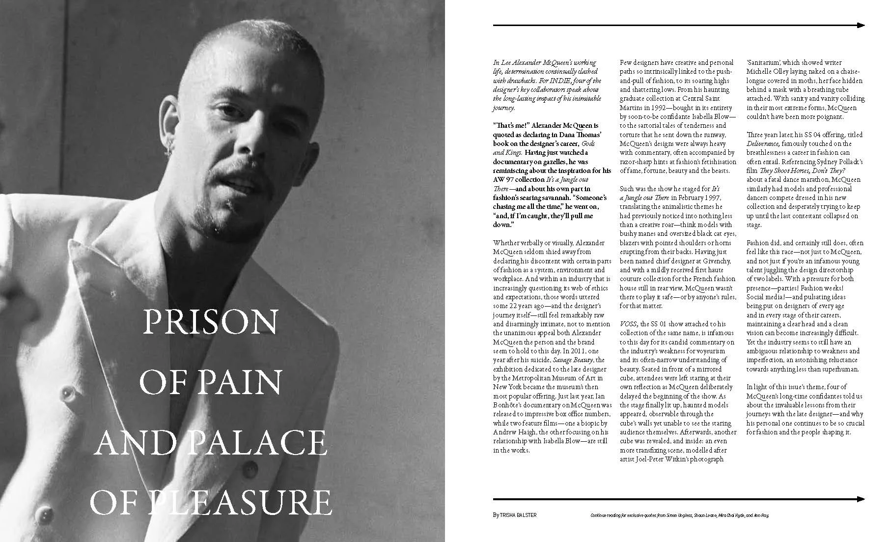 About Lee McQueen - INDIE Magazine - 2019